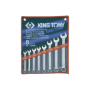 King Tony - ZESTAW KLUCZY PŁASKO-OCZKOWYCH 8cz. 10 -22mm, ETUI - 1208MR - 2