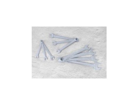 King Tony - ZESTAW KLUCZY PŁASKO-OCZKOWYCH 10cz. 8 -24mm. ETUI - 1210MR - 3