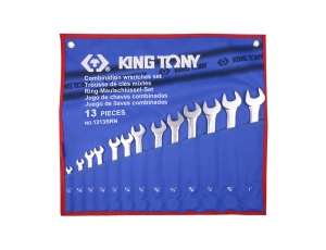 King Tony - ZESTAW KLUCZY PŁASKO-OCZKOWYCH CALOWYCH 1/4