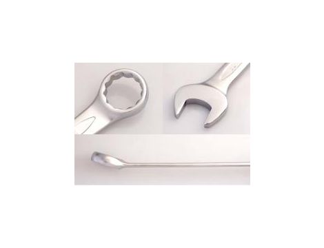 King Tony - ZESTAW KLUCZY PŁASKO-OCZKOWYCH 14cz. 8 - 24mm, ETUI - 1215MR - 4