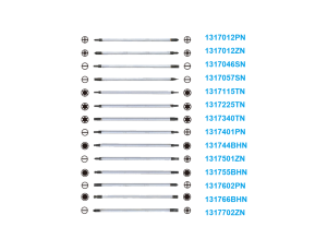 King Tony - WKRĘTAK DWUSTRONNY PŁASKI 4mm + 6mm x 175mm - 1317046SN