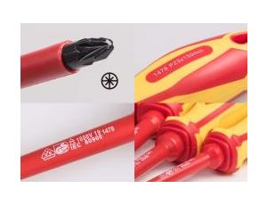 King Tony - WKRĘTAK POZIDRIV IZOLOWANY No.1 4,5 x 100mm PZ1 - 14780104 - image 2