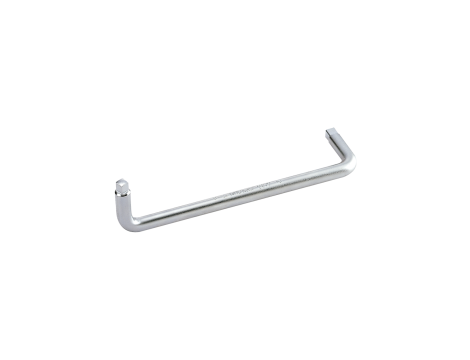 King Tony - POKRĘTŁO TRZPIENIOWE DO KORKA OLEJU TYP "L" 90° 230mm, KWADRAT DWUSTRONNY 8mm x 10mm , CHROM - 1586-09