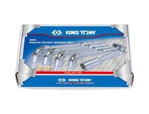 King Tony - ZESTAW KLUCZY FAJKOWYCH 26cz. 6 - 32mm - 1826MR