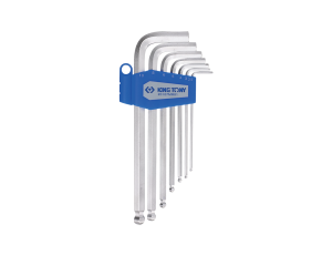 King Tony - ZESTAW IMBUSÓW 7 szt. 1130M - HEX Z KULKĄ DŁUGIE 2,5 - 10mm - 20107MR01