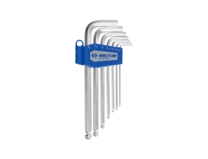 King Tony - ZESTAW IMBUSÓW CALOWYCH 7 szt. 1130S - HEX Z KULKĄ DŁUGIE 3/32 - 3/8