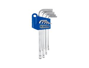 King Tony - ZESTAW IMBUSÓW 9 szt. 1130M - HEX Z KULKĄ DŁUGIE 1,5 - 10mm - 20110MR