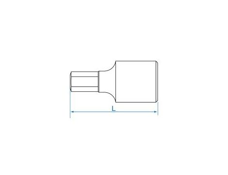 King Tony - NASADKA 1/4" Z KOŃCÓWKĄ HEX 1/8" x 25mm - 201504SX - 2