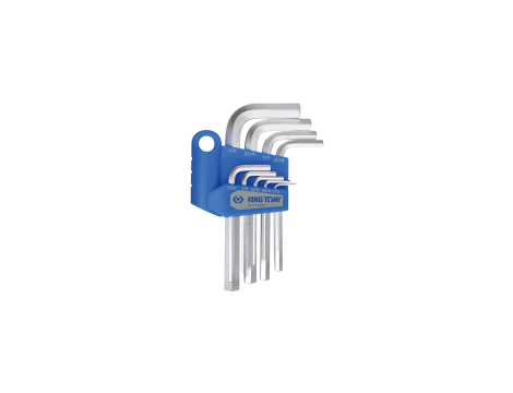 King Tony - ZESTAW IMBUSÓW CALOWYCH 9 szt. 1145S - HEX 1/16" - 3/8" - 20219SR