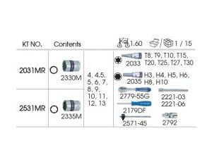 King Tony - ZESTAW NARZĘDZI 1/4