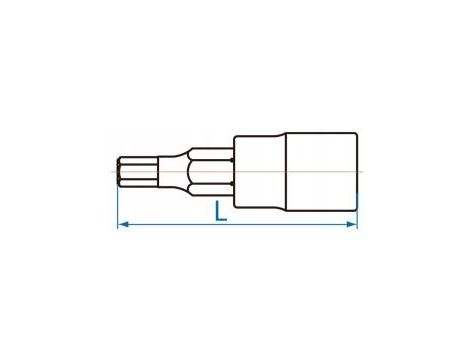 King Tony - NASADKA 1/4" Z KOŃCÓWKĄ HEX 5/32" x 37mm - 203505S - 2