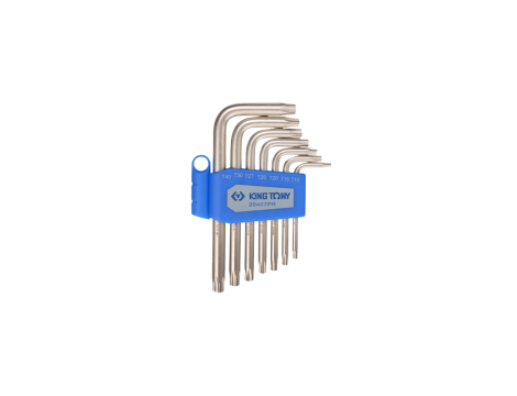King Tony - ZESTAW IMBUSÓW 7 szt. 1147 - TORX Z OTWOREM T10 - T40 - 20407PR