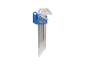 King Tony - ZESTAW IMBUSÓW 9 szt. 1127 - TORX Z OTWOREM EXTRA DŁUGIE T10 - T50 - 20419PR
