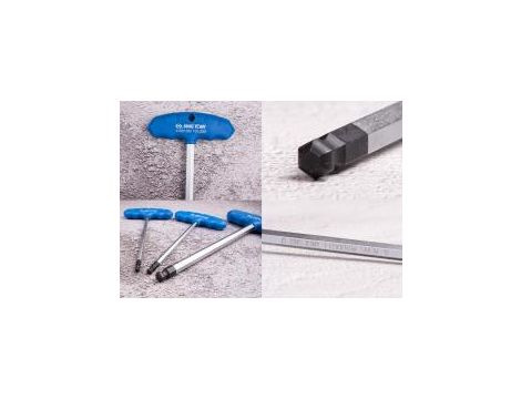 King Tony - ZESTAW IMBUSÓW Z UCHWYTEM "T" 8szt. 1150 - HEX Z KULKĄ 2 - 10mm, STOJAK - 21108MR - 3