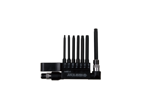 King Tony - ZESTAW IMBUSÓW TORX 1/4" DO WKRĘTARKI 7 szt., 7170T 10 - 40, UCHWYT 1589-02, - 2128PR