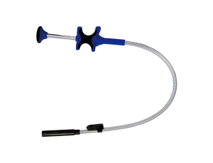 King Tony - CHWYTAK GIĘTKI Z KOŃCÓWKĄ SZCZĘKOWĄ + MAGNES 1KG + LATARKA 470mm - 2129-24