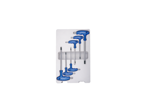 King Tony - ZESTAW IMBUSÓW Z UCHWYTEM "L" 6szt. 1163TR - TORX / TORX T10 - T40, KARTON - 22306TR