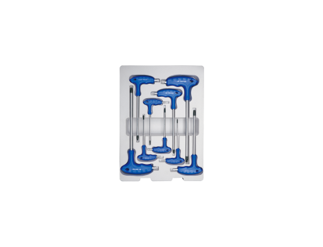 King Tony - ZESTAW IMBUSÓW Z UCHWYTEM "L" 9szt. 1163TR - TORX / TORX T10 - T50, KARTON - 22309TR