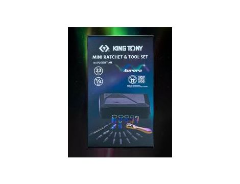 King Tony - ZESTAW NARZĘDZI 1/4" EDYCJA LIMITOWANA - 2523MT-AM - 2