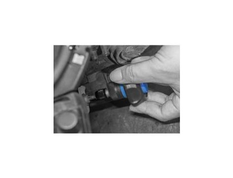 King Tony - MINI GRZECHOTKA RĘCZNA 48 ZĘBÓW Z UCHWYTEM DO BITÓW 1/4" PLUS ZESTAW BITÓW 6 SZT. - 2746P - 3