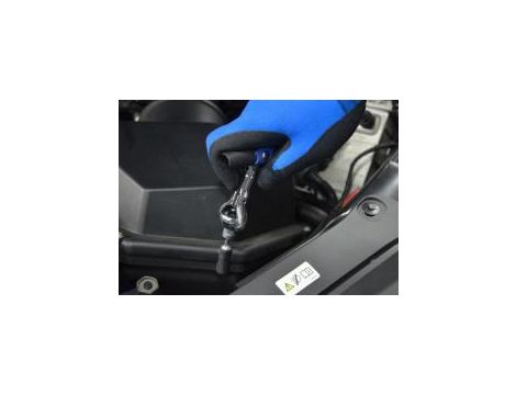 King Tony - GRZECHOTKA 1/4" Z RUCHOMĄ GŁOWICĄ ORAZ UCHWYTEM 72 ZĘBY, Z PRZYCISKIEM, 114mm, UCHWYT GUMOWY - 2752-45G - 4