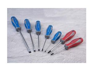 King Tony - ZESTAW WKRĘTAKÓW 7 cz. KRZYŻAK PH No.1 x 80, No.2 x 100, PŁASKIE 3 x 75, 4 x 100, 5,5 x 125, 6,5 x 150, 8 x 175 - 30117MR - image 2