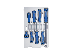 King Tony - ZESTAW WKRĘTAKÓW 8 cz. PŁASKIE 3 x 75, 5 x 75, 5 x 100, 6,5 x 38, 6,5 x 100, 6,5 x 150, 8 x 150, 8 x 200 - 30118MR