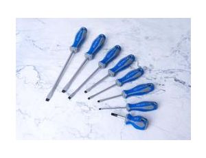 King Tony - ZESTAW WKRĘTAKÓW 8 cz. PŁASKIE 3 x 75, 5 x 75, 5 x 100, 6,5 x 38, 6,5 x 100, 6,5 x 150, 8 x 150, 8 x 200 - 30118MR - image 2