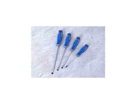 King Tony - ZESTAW WKRĘTAKÓW 7 cz. POZIDRIV PZ No.1 x 80, No.2 x 100, No.3 x 150, PŁASKIE 4 x 100, 5,5 x 125, 6,5 x 150, 8 x 175 - 30127MR - 3