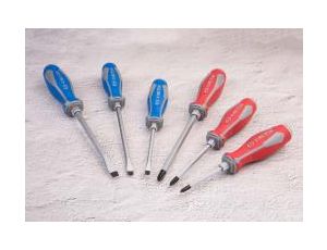 King Tony - ZESTAW WKRĘTAKÓW ŚLUSARSKICH 6 cz. KRZYŻAK PH No.1 x 75, No.2 x 100, No.3 x 150, PŁASKIE 5.5, 6.5, 8.0 - 30206MR - image 2