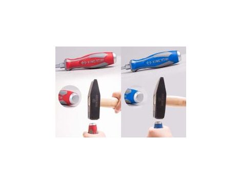 King Tony - ZESTAW WKRĘTAKÓW ŚLUSARSKICH 6 cz. KRZYŻAK PH No.1 x 75, No.2 x 100, No.3 x 150, PŁASKIE 5.5, 6.5, 8.0 - 30206MR - 4