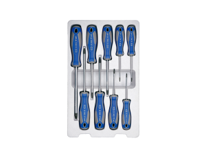 King Tony - ZESTAW WKRĘTAKÓW 9 cz. TORX Z OTWOREM T8, T9, T10, T15, T20, T25, T27, T30, T40 - 30309PR