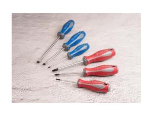 King Tony - ZESTAW WKRĘTAKÓW 6 cz. KRZYŻAK PH No.0 x 60, No.1x80, No.2x100, PŁASKIE 3x75, 5,5x100, 6,5x150 - 31116MR - image 2