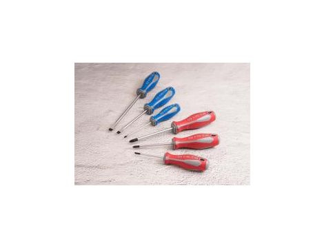 King Tony - ZESTAW WKRĘTAKÓW 6 cz. KRZYŻAK PH No.0 x 60, No.1x80, No.2x100, PŁASKIE 3x75, 5,5x100, 6,5x150 - 31116MR - 2