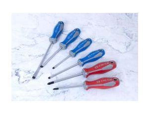 King Tony - ZESTAW WKRĘTAKÓW 6 cz. KRZYŻAK PH No.1 x 80, No.2 x 100, PŁASKIE 5 x 75, 5 x 100, 6,5 x 100, 6,5 x 150 - 31216MR - image 2