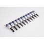 King Tony - ZESTAW NASADEK 3/8" TORX Z OTWOREM 11cz. T8 - T50, SZYNA, - 3131PR8 - 3