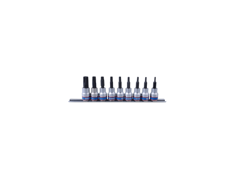 King Tony - ZESTAW NASADEK 3/8 " TORX 5-RAMIENNYCH 9cz. IPR10 - IPR50, SZYNA, - 3149PR8