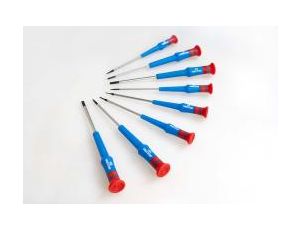 King Tony - ZESTAW WKRĘTAKÓW PRECYZYJNYCH 8cz. PŁASKIE 1,0 - 4,0 x 75mm, PUDEŁKO - 32218MR - image 2