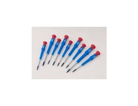 King Tony - ZESTAW WKRĘTAKÓW PRECYZYJNYCH 9cz. TORX T4 - T20 x 40/50mm, PUDEŁKO PLAST. - 32309PR - 3