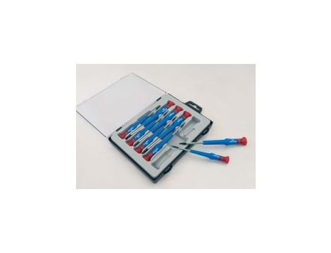 King Tony - ZESTAW WKRĘTAKÓW PRECYZYJNYCH 9cz. TORX T4 - T20 x 40/50mm, PUDEŁKO PLAST. - 32309PR - 4