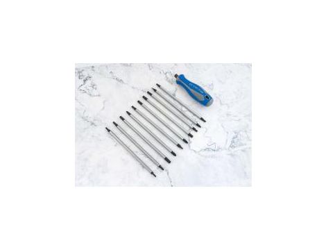 King Tony - ZESTAW WKRĘTAKÓW Z WYMIENNYMI GROTAMI 11 cz. MIX: TORX, HEX, PŁASKIE, PH - 32518MR02 - 3