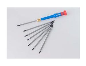 King Tony - ZESTAW WKRĘTAKÓW PRECYZYJNYCH 7cz., 7 KOŃCÓWEK DWUSTRONNYCH KRZYŻAK PH, PŁASKIE, TORX - 32607MR - image 2