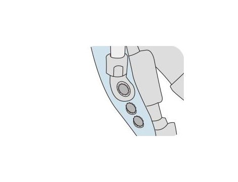 King Tony - KLUCZ OCZKOWY NASADOWY PRZEGUBOWY 3/8" 12mm, 12-kąt. - 335012M - 3