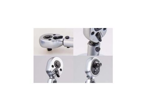 King Tony - KLUCZ DYNAMOMETRYCZNY 3/8" MINI 205mm, 3 - 15 Nm Z PRZYCISKIEM - 3436C-1DF - 3