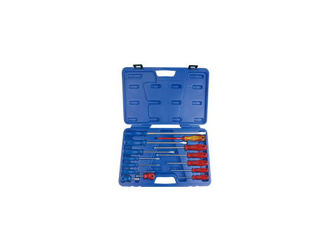 King Tony - ZESTAW WKRĘTAKÓW RÓŻNYCH 14 cz. W WALIZCE - 35114MR