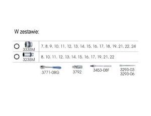 King Tony - ZESTAW NARZĘDZI 3/8
