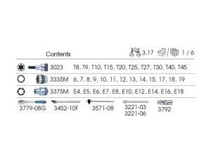 King Tony - ZESTAW NARZĘDZI 3/8