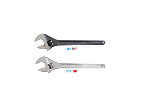 King Tony - KLUCZ NASTAWNY "SZWED" Z PODZIAŁKĄ 52mm x 450mm, CZARNY - 3611-18HP