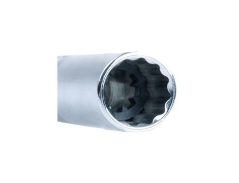 King Tony - NASADKA DO ŚWIEC 3/8" 18mm x 63mm 12-kąt. WKŁADKA GUMOWA - 36B018 - 3