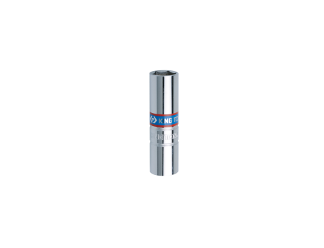 King Tony - NASADKA DO ŚWIEC 3/8" 14mm x 63mm 6-kąt. WKŁADKA GUMOWA - 36B514